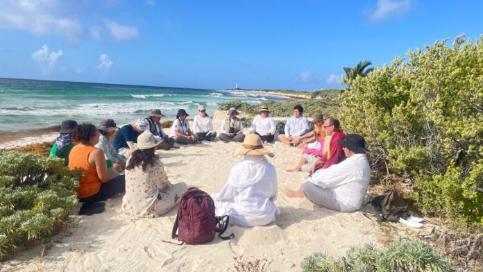 Promueven la conciencia ambiental con jornada de meditación “Huellas de Conciencia” en Punta Sur