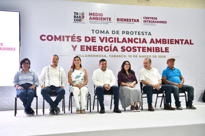 Tabasco fortalece su política ambiental con la conformación de 208 Comités de Vigilancia y Energía Sostenible