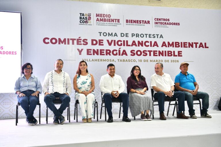 Tabasco fortalece su política ambiental con la conformación de 208 Comités de Vigilancia y Energía Sostenible