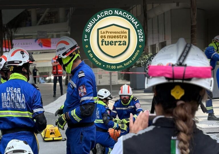 Alistan el Primer Simulacro Nacional 2026; será el 6 de mayo con un sismo hipotético de 8.2