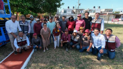 Anuncia la rehabilitación del parque Los Almendros, en Chetumal
