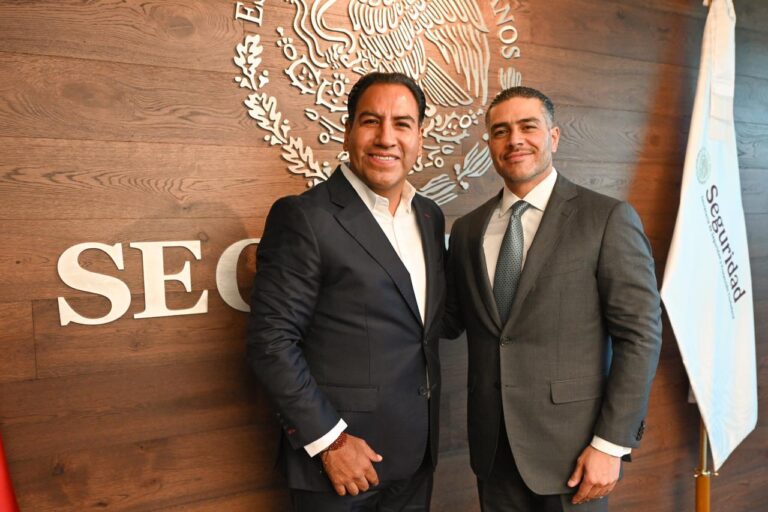 Eduardo Ramírez se reúne con García Harfuch; refrenda colaboración para fortalecer la seguridad en Chiapas