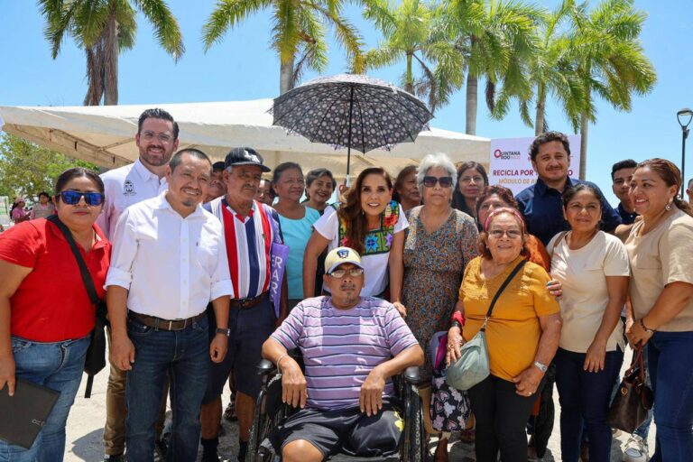 Mara Lezama y Óscar Rébora impulsan reciclaje con programa social en Chetumal