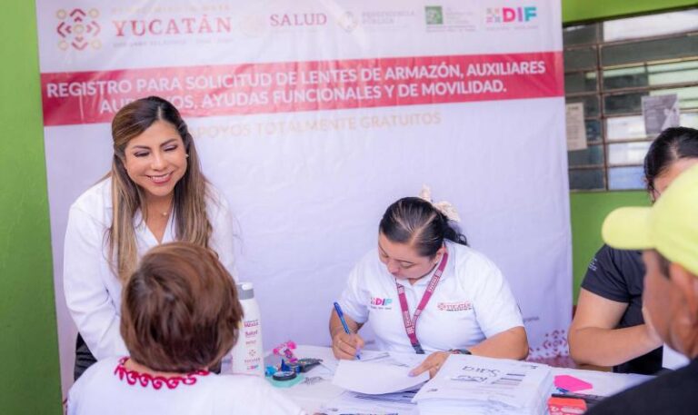 Inicia registro para acceder a apoyos funcionales en Yucatán