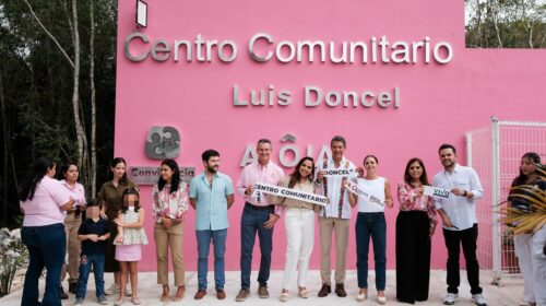Mara Lezama inaugura el Centro Comunitario “Luis Doncel” en Cancún