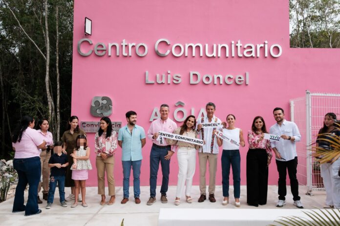 Mara Lezama inaugura el Centro Comunitario “Luis Doncel” en Cancún
