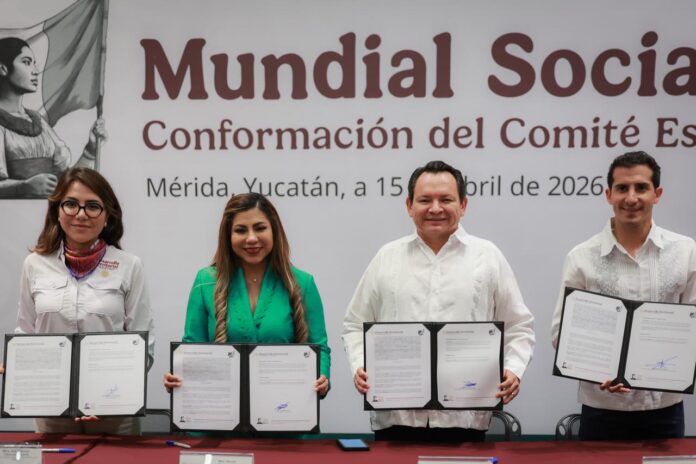 Mundial Social 2026: construirán y rehabilitarán 75 espacios deportivos en Yucatán