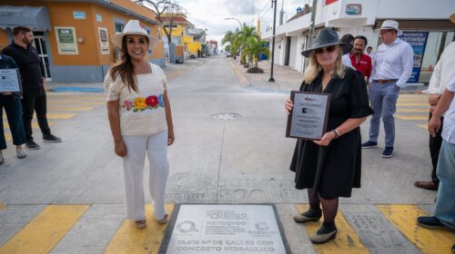 Rehabilitan vialidades turísticas en Cozumel