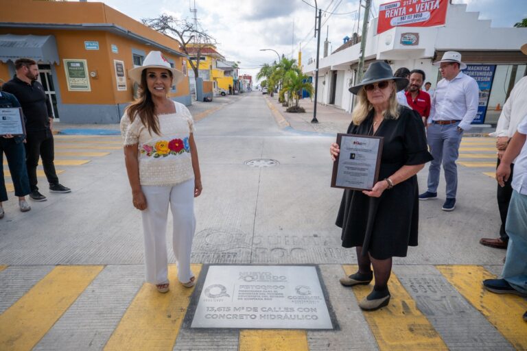 Rehabilitan vialidades turísticas en Cozumel