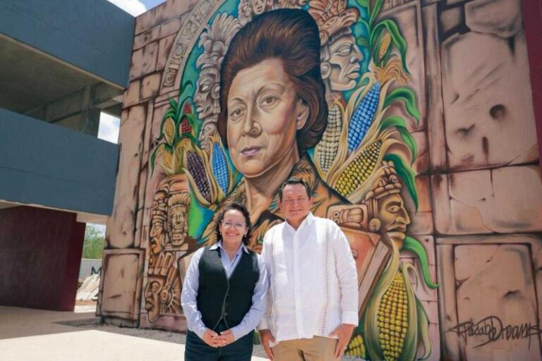 Supervisan avances finales de la Universidad ‘Rosario Castellanos‘ en Kanasín