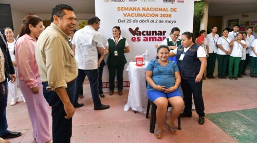 Tabasco da inicio a la Semana Nacional de Vacunación