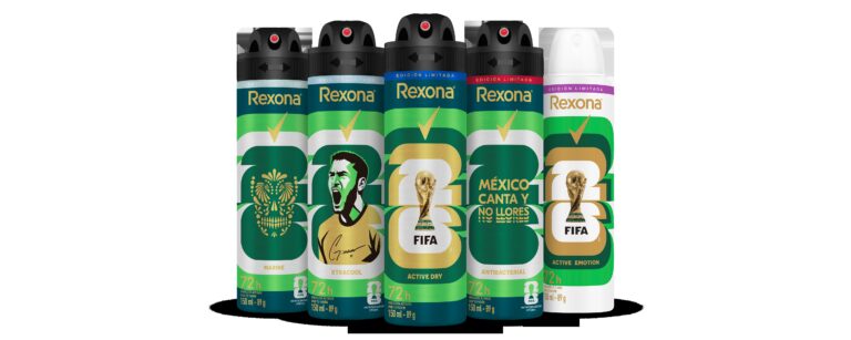 Rexona lanza ediciones coleccionables inspiradas en la Copa Mundial de la FIFA 2026™