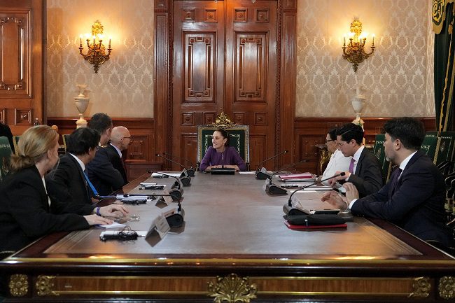 Se reúne Claudia Sheinbaum con el alto comisionado de las Naciones Unidas para los Derechos Humanos, Volker Türk