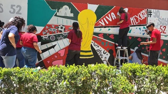 Más de un millón de jóvenes se suman a la Jornada Nacional de Tequios por la Tierra y Murales Mundialistas