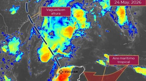 Alertan de un incremento gradual de lluvias en Yucatán