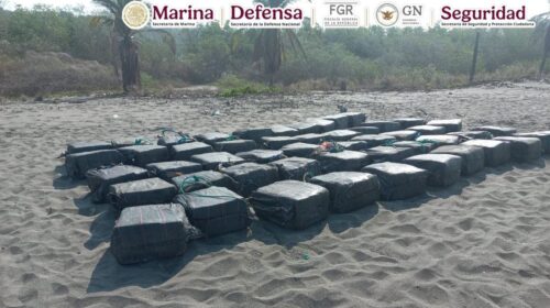 Aseguran tonelada y media de cocaína en Chiapas