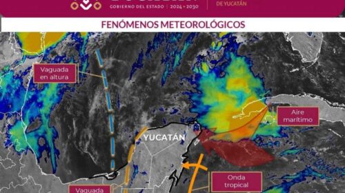 Continuará el potencial de lluvias fuertes a intensas en Yucatán