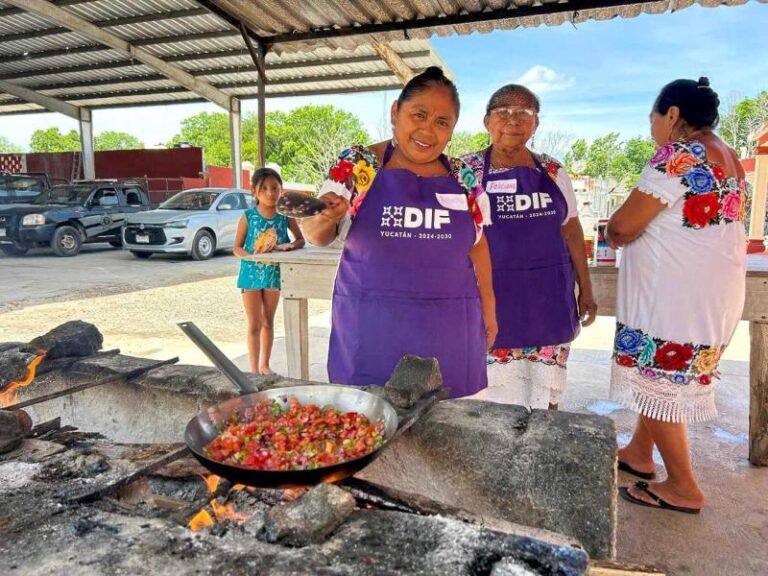 DIF Yucatán promueve la educación alimentaria en Espacios de Alimentación, Encuentro y Desarrollo