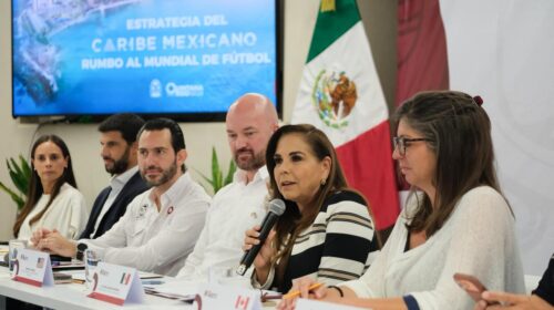 Mara Lezama presenta a diplomáticos las acciones que Quintana Roo realiza rumbo al Mundial 2026