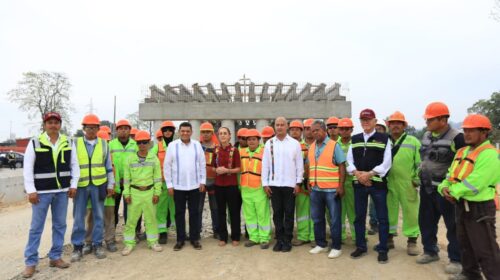 Supervisan obras de ampliación de la carretera Villahermosa–Escárcega en Tabasco