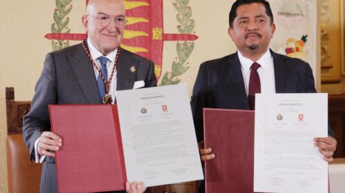 Las Valladolid de Yucatán y España formalizan histórico hermanamiento