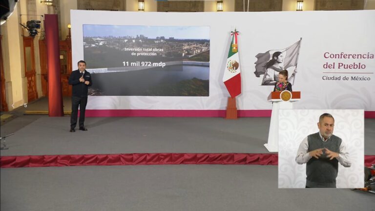 Conagua anuncia inversión de 12 mil mdp en obras para prevenir inundaciones