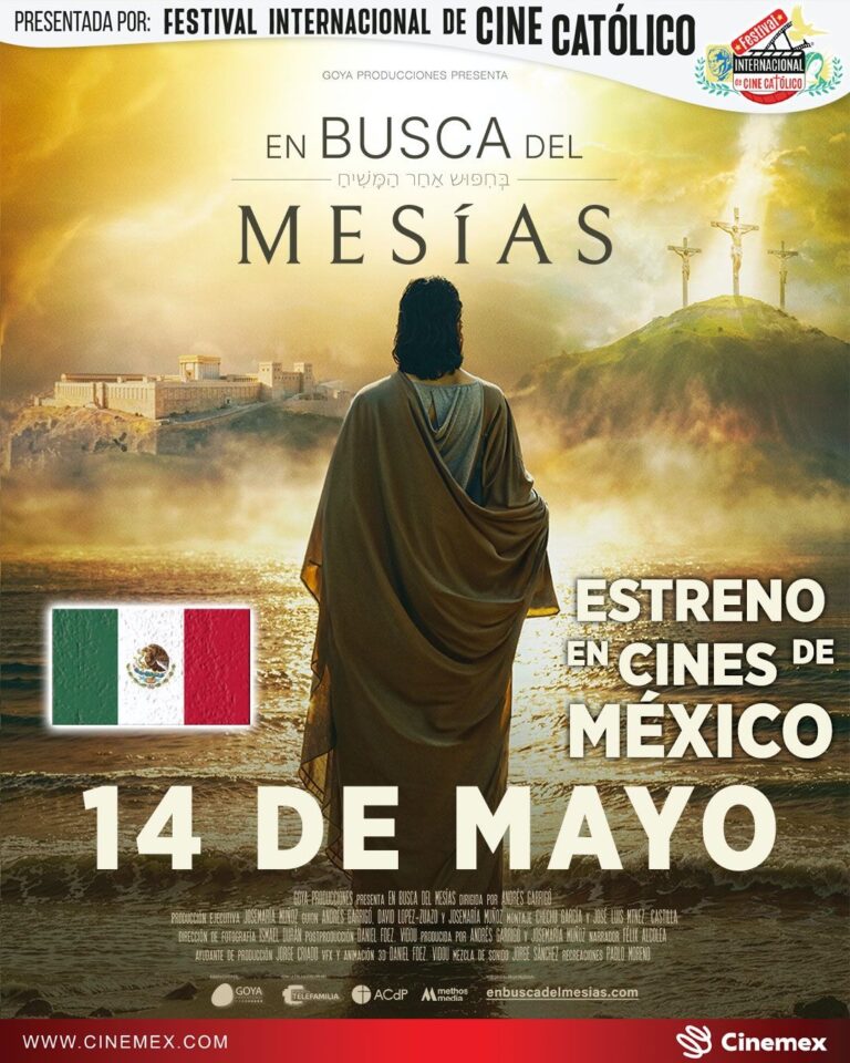 Goya Producciones estrenará en Cinemex “En Busca del Mesías” el próximo 14 de mayo