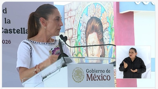 Ningún gobierno extranjero ni los corruptos de antes le van a arrebatar la transformación al pueblo de México: Claudia Sheinbaum desde Yucatán
