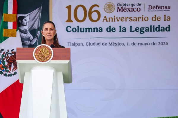 La soberanía no se negocia, la independencia se defiende todos los días; la relación de las naciones se construye desde el respeto, nunca desde la imposición: Claudia Sheinbaum en 106 Aniversario de la Columna de la Legalidad