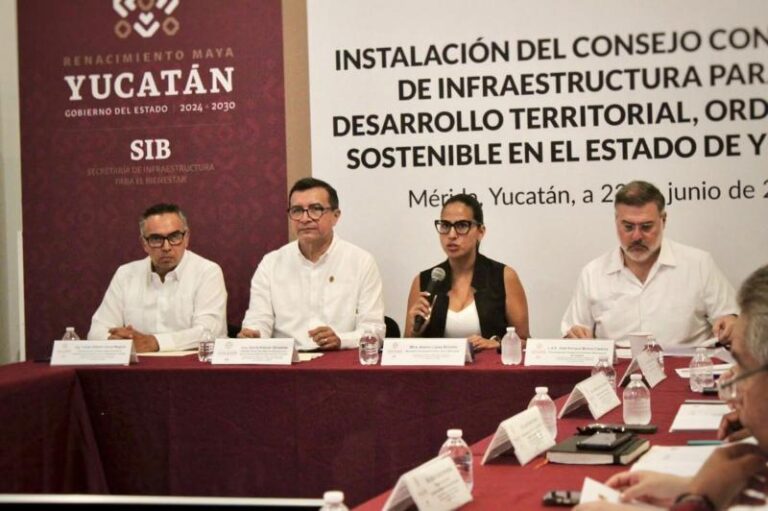 Instalan el Consejo Consultivo de Infraestructura para el Desarrollo Sostenible de Yucatán