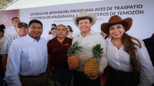 Apoyos y proyectos estratégicos transforman al campo en el oriente de Yucatán