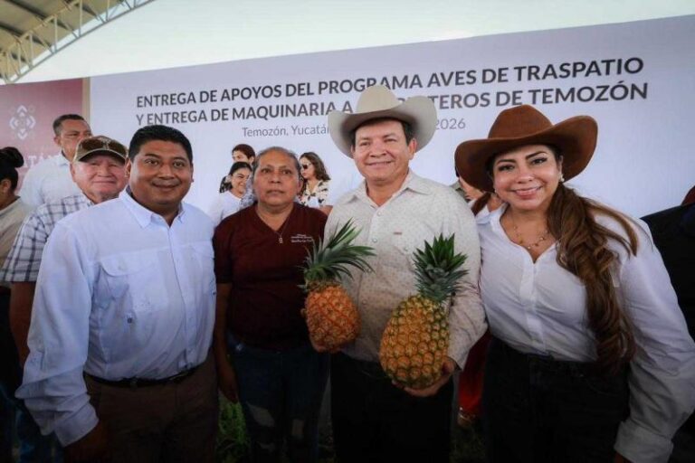 Apoyos y proyectos estratégicos transforman al campo en el oriente de Yucatán