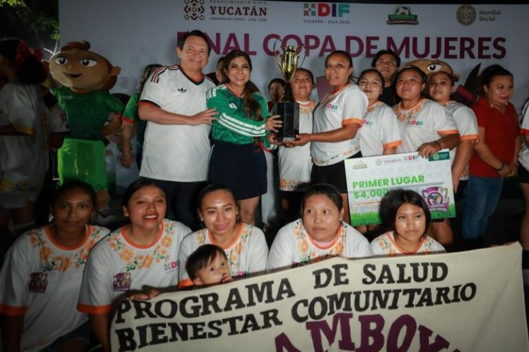 Impulsan el deporte femenil en Yucatán con la Copa de Mujeres DIF