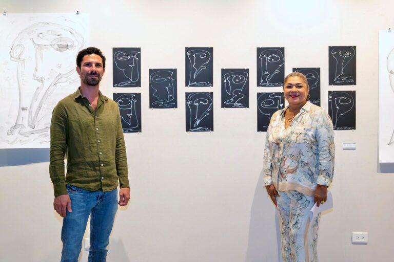 Inauguran la exposición artística “El Origen del Trazo” en Cozumel