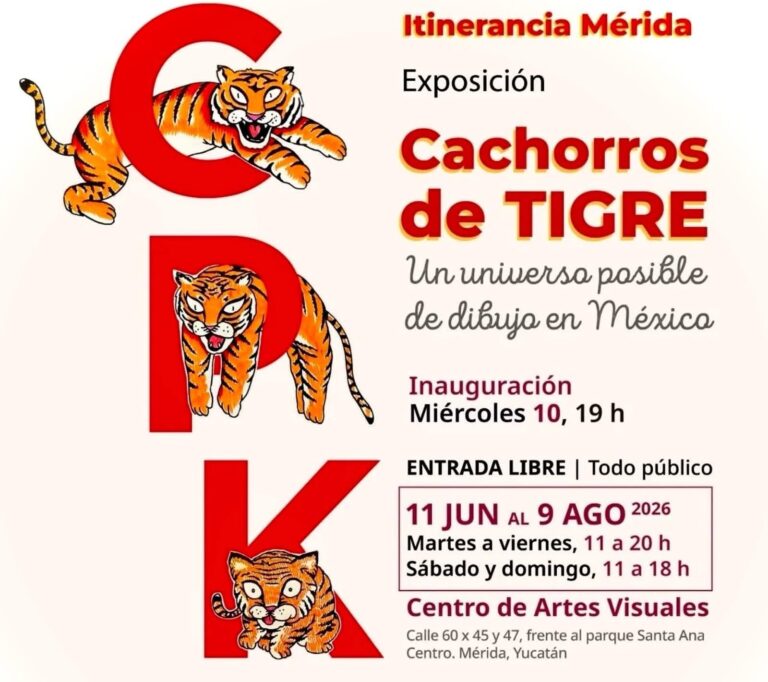 Llega por primera vez a Yucatán “Cachorros de Tigre”, una histórica exposición con 125 años de dibujo mexicano