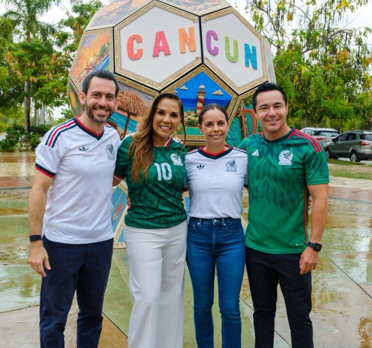 Mara Lezama a vivir la fiesta mundialista en los Fut Fest del Caribe Mexicano
