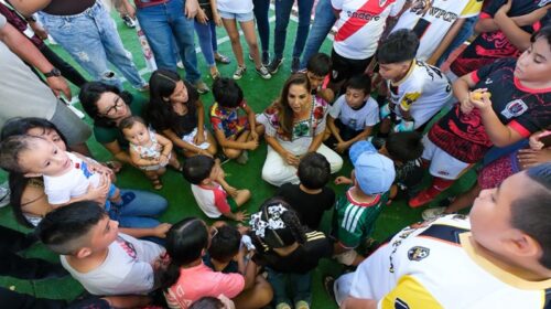 Mara Lezama entrega el renovado parque “Las Iguanas” en Chetumal