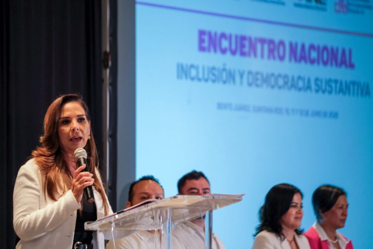 Mara Lezama inaugura Encuentro Nacional de Inclusión y Democracia Sustantiva