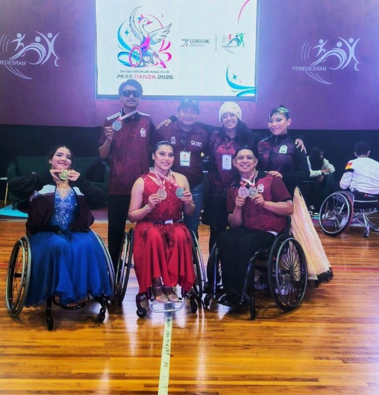 Quintana Roo brilla en el Circuito Mexicano de Paradanza 2026