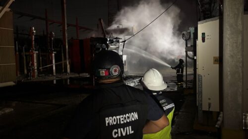 Restablecen servicio eléctrico en Cancún tras incendio en subestación de la CFE