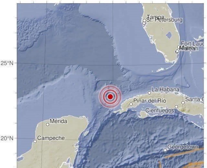 Se registra sismo frente a las costas de Cuba; se siente en Quintana Roo