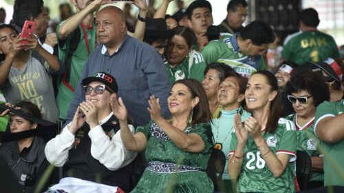 Sheinbaum vive la inauguración del Mundial 2026 desde el Fan Fest de Deportivo Los Galeana
