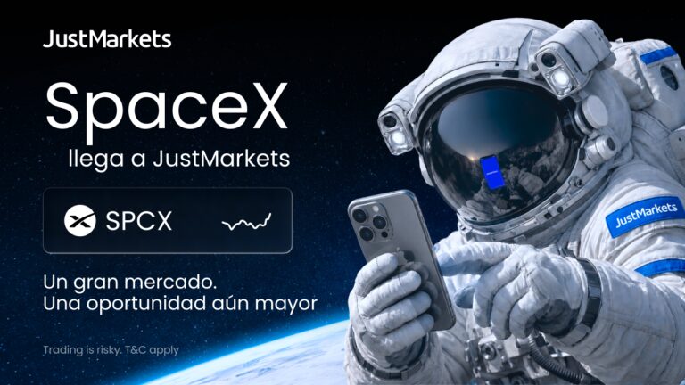JustMarkets lanzará el trading de acciones de SpaceX para sus clientes