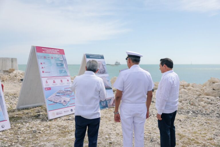 Arranca construcción de la nueva plataforma del Puerto de Altura de Progreso, Yucatán
