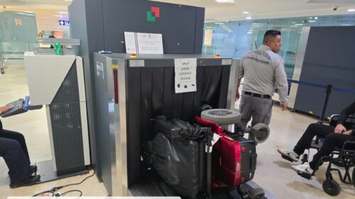 Decomisan más de 12 kilos de cocaína ocultos en una silla de ruedas en el Aeropuerto de Cancún