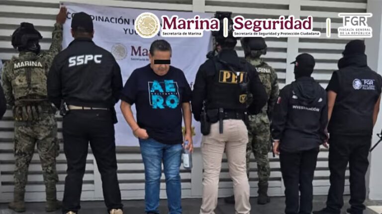 Detienen a empresario en Mérida; era presunto operador financiero del CJNG