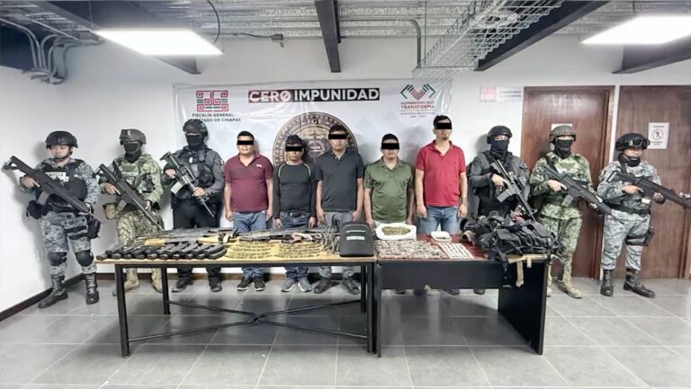 Detienen a nueve por multihomicidio en Chiapas