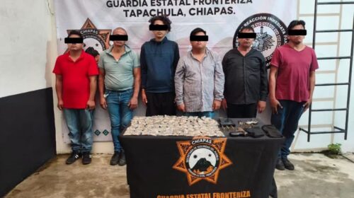 Detienen en Tapachula a siete presuntos integrantes del Cártel de Sinaloa