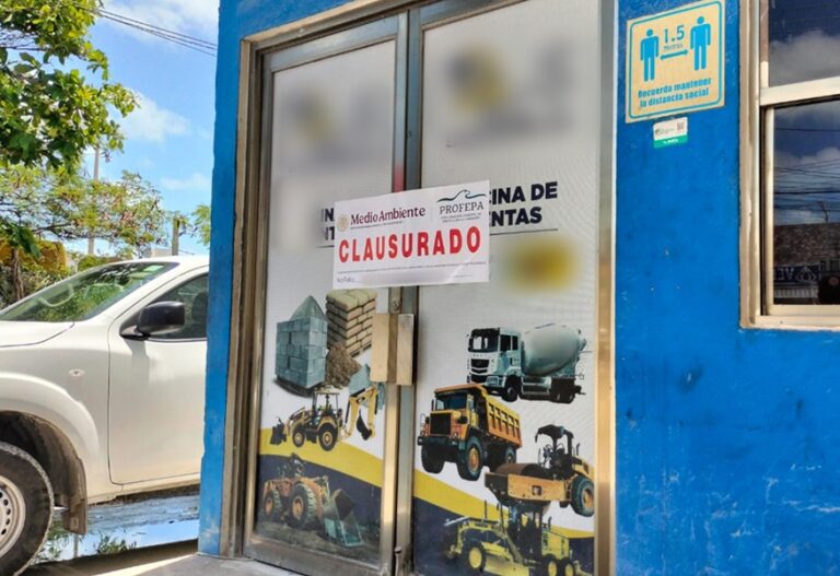 Clausuran a Grupo San Carlos del Sureste por operar sin permisos ambientales en Campeche