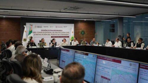Instalan Puesto de Comando en Yucatán ante temporada de lluvias y ciclones